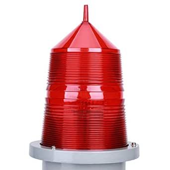 GZ 155LED Aviation Obstruction Light 360° Horizontal Angle AC 220V Highlight Signal Flash for Power Industry Towers
